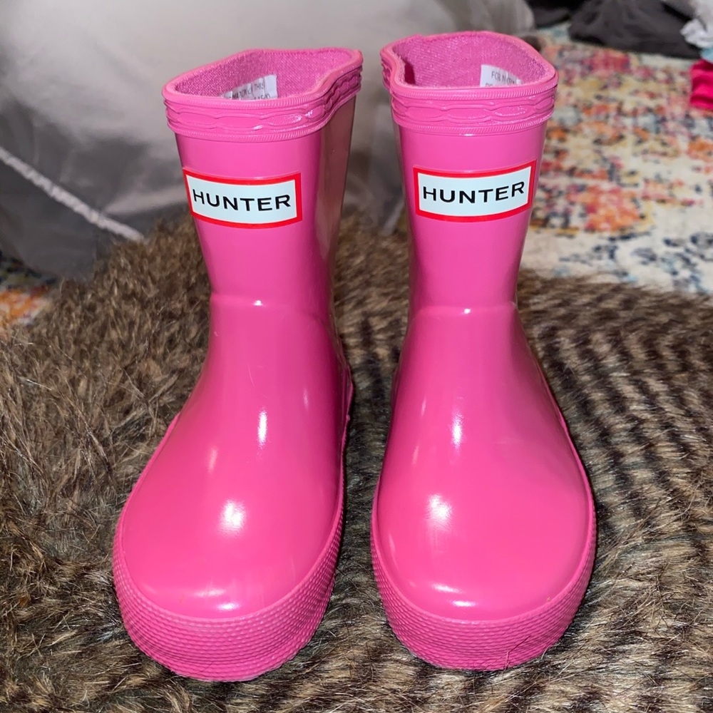 Toddler hunter boots!